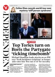The Independent front page for 28 May 2023