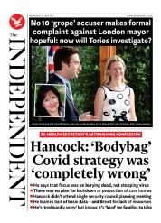 The Independent (UK) Newspaper Front Page for 28 June 2023