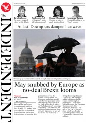 The Independent (UK) Newspaper Front Page for 28 July 2018