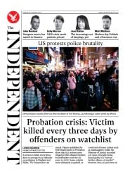 The Independent (UK) Newspaper Front Page for 29 January 2023