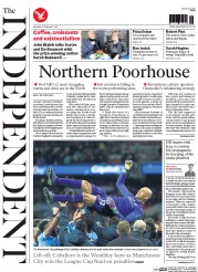 The Independent (UK) Newspaper Front Page for 29 February 2016