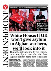 The Independent front page for 29 May 2023