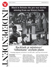 The Independent (UK) Newspaper Front Page for 2 October 2020