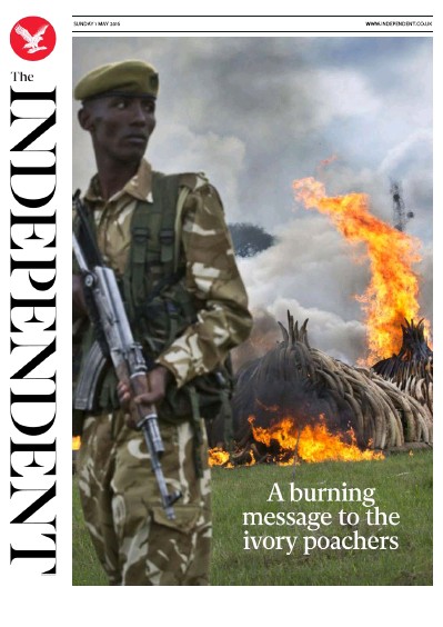 The Independent Newspaper Front Page (UK) for 2 May 2016