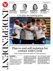 The Independent (UK) Newspaper Front Page for 2 May 2021