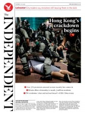 The Independent (UK) Newspaper Front Page for 2 July 2020