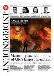 The Independent (UK) Newspaper Front Page for 2 July 2021