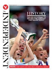 The Independent (UK) Newspaper Front Page for 2 August 2022