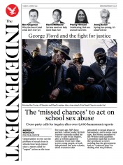 The Independent (UK) Newspaper Front Page for 30 March 2021