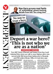 The Independent (UK) Newspaper Front Page for 30 March 2023