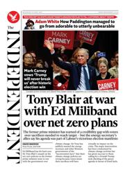 The Independent front page for 30 April 2025