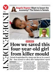 The Independent front page for 30 May 2023
