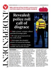 The Independent front page for 31 January 2023