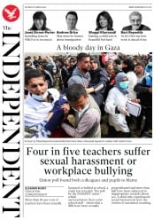 The Independent (UK) Newspaper Front Page for 31 March 2018