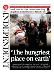 The Independent front page for 31 May 2025