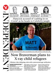 The Independent (UK) Newspaper Front Page for 3 November 2022