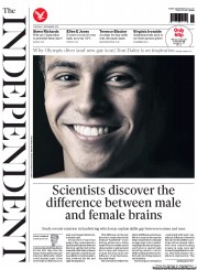 The Independent Newspaper Front Page (UK) for 3 December 2013