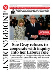 The Independent (UK) Newspaper Front Page for 3 May 2023