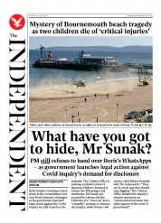 The Independent (UK) Newspaper Front Page for 3 June 2023