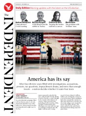 The Independent (UK) Newspaper Front Page for 4 November 2020