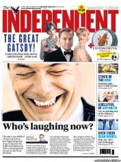 The Independent (UK) Newspaper Front Page for 4 May 2013