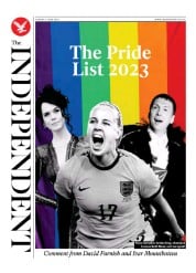 The Independent front page for 4 June 2023