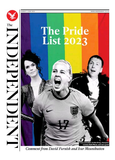 The Independent Newspaper Front Page (UK) for 4 June 2023