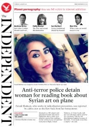 The Independent (UK) Newspaper Front Page for 4 August 2016