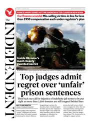 The Independent front page for 4 August 2025