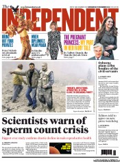 The Independent Newspaper Front Page (UK) for 5 December 2012