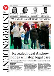 The Independent front page for 5 January 2022