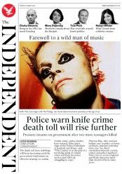 The Independent (UK) Newspaper Front Page for 5 March 2019