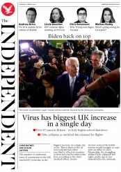 The Independent (UK) Newspaper Front Page for 5 March 2020