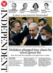 The Independent (UK) Newspaper Front Page for 5 June 2021