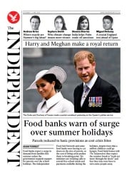 The Independent (UK) Newspaper Front Page for 5 June 2022