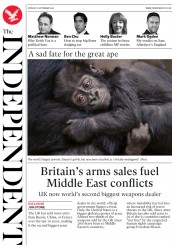 The Independent (UK) Newspaper Front Page for 5 September 2016