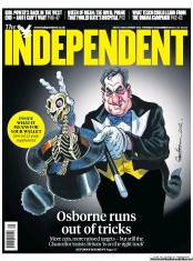 The Independent Newspaper Front Page (UK) for 6 December 2012
