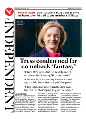 The Independent (UK) Newspaper Front Page for 6 February 2023