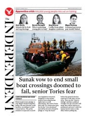 The Independent (UK) Newspaper Front Page for 6 March 2023