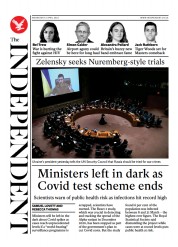 The Independent (UK) Newspaper Front Page for 6 April 2022