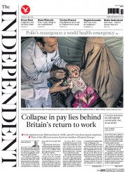 The Independent (UK) Newspaper Front Page for 6 May 2014