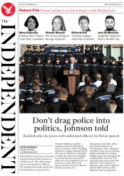 The Independent (UK) Newspaper Front Page for 6 September 2019