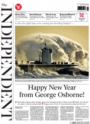 The Independent Newspaper Front Page (UK) for 7 January 2014