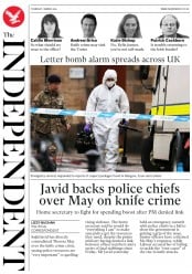 The Independent (UK) Newspaper Front Page for 7 March 2019