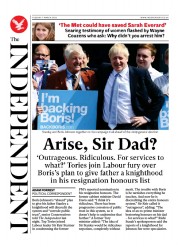 The Independent (UK) Newspaper Front Page for 7 March 2023