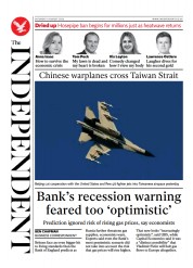 The Independent front page for 7 August 2022