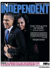 The Independent (UK) Newspaper Front Page for 8 November 2012