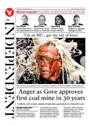 The Independent (UK) Newspaper Front Page for 8 December 2022