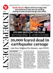 The Independent (UK) Newspaper Front Page for 8 February 2023