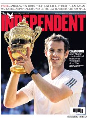The Independent (UK) Newspaper Front Page for 8 July 2013
